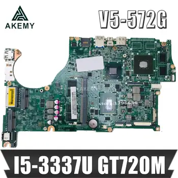 NBMA311003 NB.MA311.003 základná doska Pre Acer Aspire V5-572 Notebook Doske DA0ZQKMB8E0 Geforce GT720M SR0XL I5-3337U