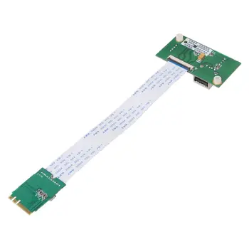 NGFF(M. 2)Tlačidlo A/E PCI-E Express USB 2.0 Slot Stúpačky Card High Speed FPC Kábel pre systém Windows XP