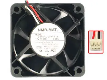 NMB-MAT 2410RL-04W-B79 C54 Server Chladiaci Ventilátor DC 12V 0.35 A 60x60x25mm 3-wire