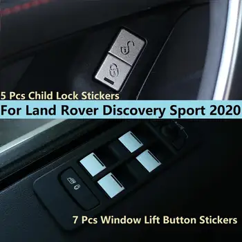 Na Land Rover Discovery Šport 2020 Nehrdzavejúcej Ocele Auto Okno Výťah Tlačidlo Rám Orezania Dieťa Zámok Nálepky Výbava Auto Príslušenstvo