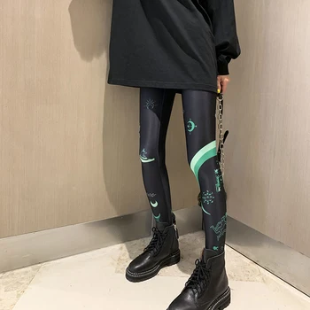 Na jar a v Lete Roku 2020 Módy Klasické Značky Luxusný Dizajn Tlačených Legíny Ženy Nosia Mesiac Úsek Jogy Tenký Ľad Legíny M2