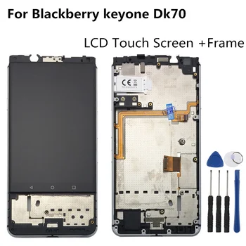 Nahrádzajú Displej Pre Blackberry Keyone Dk70 DTEK70 BBB100-2 Dotykový Displej S Rámom Pre Blackberry Keyone LCD Náhradné