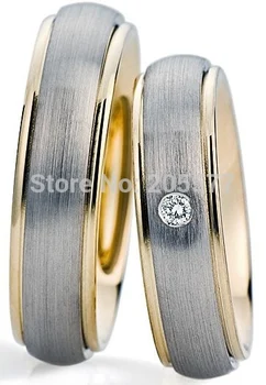 Najnovšie klasický dizajn engamgent a snubné prstene sady zlatá farba zdravie šperky