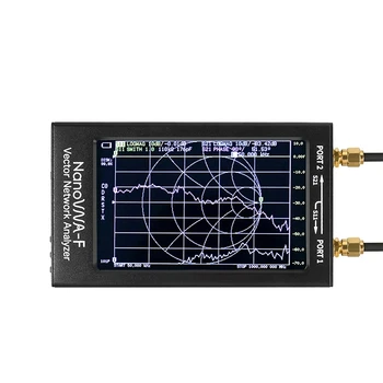 NanoVNA-F Vektor Analyzátora Siete HF a VHF UHF UV VNA Anténny Analyzátor 10KHz-1,5 GHz 4.3 Palcový Stlačte tlačidlo Displeja