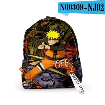 Naruto Hokage Ninja Batoh Školské Tašky Mochila Cestovné Tašky Páse s nástrojmi Prsteň Kruhu Batoh Malé tašky Pre Chlapcov, Dievčatá