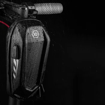 Nepremokavé Elektrický Skúter Predné Zavesenie Taška Násobne Bike Rám Taška Skladovanie Black Dvojité Zips Skladovanie Taška 2020 NOVÉ