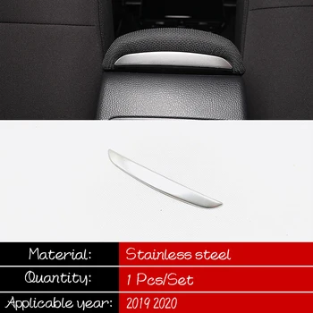 Nerezová oceľ Pre Toyota Corolla 2019 2020 Auto Zadnej Opierke Úložný box Flitrami Kryt Výbava Auta styling príslušenstvo 1pcs