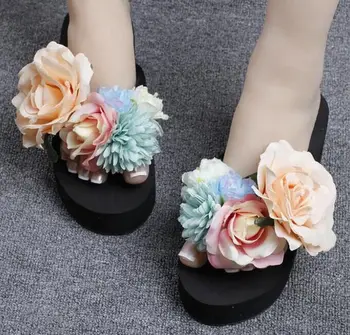New Horúce Letné dámske sandále dievčatá bytov flip flops módne pláže topánky