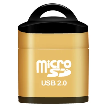 New Vysoká Rýchlosť Mini USB 2.0 Micro-SD TF Čítačka Pamäťových Kariet Adaptér