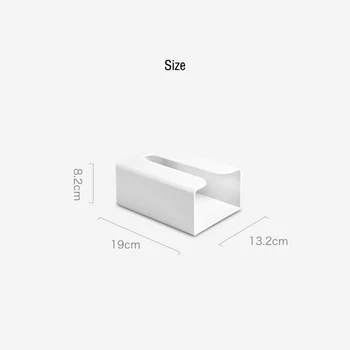Non-označenie vložiť zadarmo dierovanie na stenu tkaniva box na kuchynské organizátor Multifunkčné Tkaniva Box Tvorivé WC Papiera Držiak