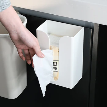 Non-označenie vložiť zadarmo dierovanie na stenu tkaniva box na kuchynské organizátor Multifunkčné Tkaniva Box Tvorivé WC Papiera Držiak