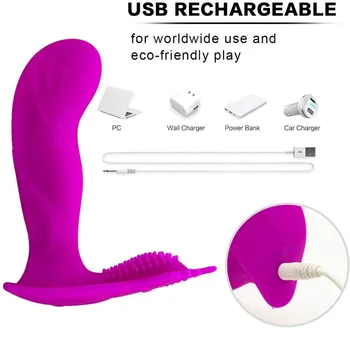 Nositeľné Vibrátor Klitorisu A G-Bod Stimulátor, Diaľkové Ovládanie Vibrovať, Masturbácia Dildo Sexuálne Hračky Pre Dospelých Sex Produkt