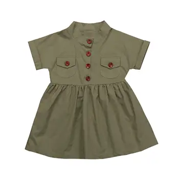 Nové Arrivels Batoľa, Dieťa, Dieťa Dievča Letné Tričká Oblečenie Bavlna Strany Sprievod Šaty Oblečenie