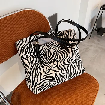 Nové Módne Zimné Žena Zebra vzor Kapsičky Žien PU kožené kabelky crossbody tašky pre ženy, tašky cez rameno, bolsa feminina