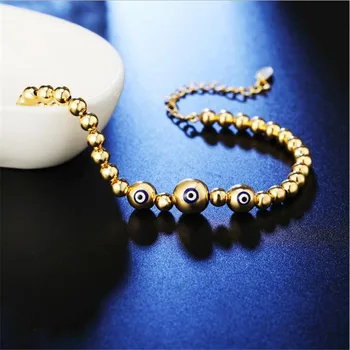 Nové Retro Style Korálky String Zlaté Šperky Mužov A Žien Pamätné Šperky Náramok Veľkoobchod