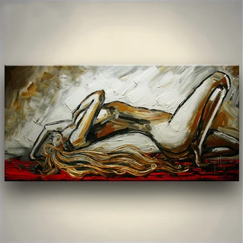 Nové Ručne Maľované Sexy Grile Obrázok Olej Maľby Nástenné Maľby Dekor Na Plátne Umenia Pre Obývacia Izba Dekor Darčeky Pripravené Na Zavesenie