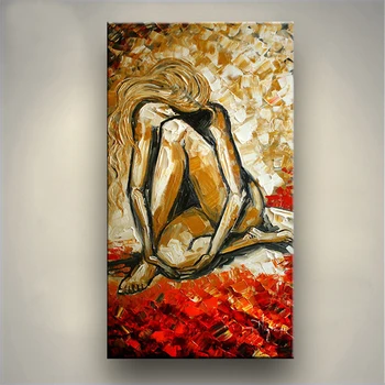 Nové Ručne Maľované Sexy Grile Obrázok Olej Maľby Nástenné Maľby Dekor Na Plátne Umenia Pre Obývacia Izba Dekor Darčeky Pripravené Na Zavesenie