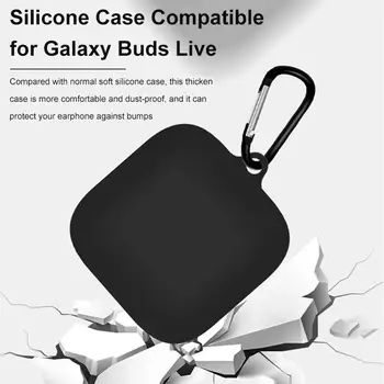 Nové Silikónové Ochranné puzdro Shockproof 3D Zábavné Kryt S Kľúčom Pre Galaxy Puky Live Slúchadlá Bluetooth Slúchadlá 5.0
