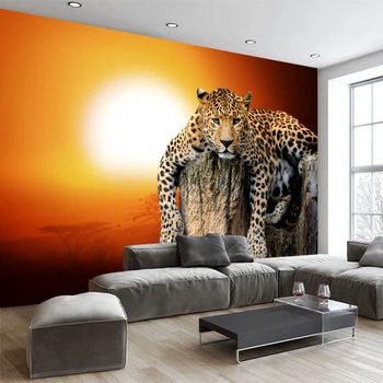 Nové Vlastné Plátno Umenie Veľký Tiger Plagát Tiger Zvierat Samolepky Na Stenu Leopard Tapety Nástenná Maľba Obývacej Izby, Spálne Dekorácie