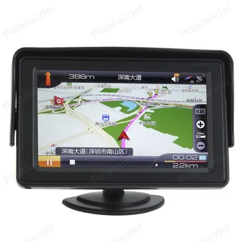Nové! bezdrôtový Vysielač 4.3 palcový TFT LCD auto zadné view monitor Bezdrôtový nočné videnie auto zadná kamera