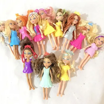 Nové hračky! 1pcs princezná Bábiky a dievčenské hračky, darčeky mini bábika 10 CM výška telesná roztomilý