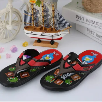 Nové letné sandále pre dievčatá Flip flops papuče cartoon dieťa Boys batoľa Pláže topánky priedušná Deti outdoor deti papuče