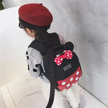 Nové módne dievča Mickey batoh vysokej kvality mládež plátno batoh študentka taška cez rameno batoh mochila