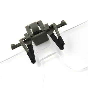 Nové zväčšovacie sklo Skladacie Handfree Klip Na Jasné Lupy HD Objektív Presné dioptrické Okuliare Šperky Hodnotenia Sledovať Repair Tool