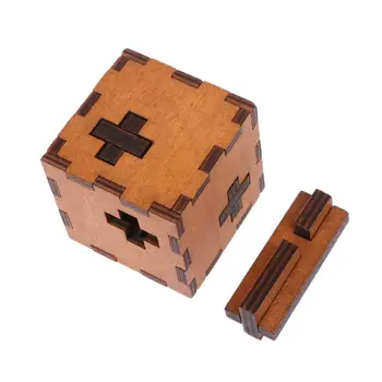 Nové Švajčiarsko Kocky Drevené Tajné Puzzle Box Drevené Hračky Mozgu Teaser Hračky Pre Deti