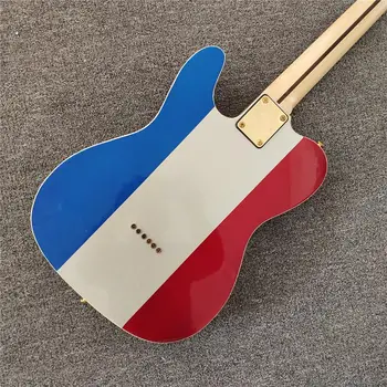 Nový 3 farby Fen TL Elektrická Gitara,DOBRÉ SNÍMAČE Javorový Krk pevné Tele 6 reťazce Guitarra