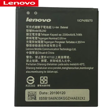 Nový BL242 Batérie pre Lenovo Lemeng A6000 K3 K30-T 2300mAH Telefón Náhradné Batérie