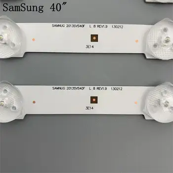 (Nový Kit)14 KS LED pásy pre Samsung UE40F6400AK D2GE-400SCA-R3 D2GE-400SCB-R3 2013SVS40F L8 R5 BN96-25305A 25304 25520A 2552A