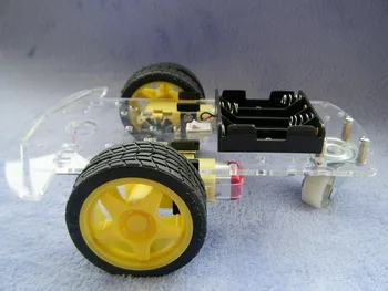 Nový Motor Inteligentný Robot Auto Podvozku Auta Rýchlosť Encoder Batérie Poľa 2WD Pre Arduino