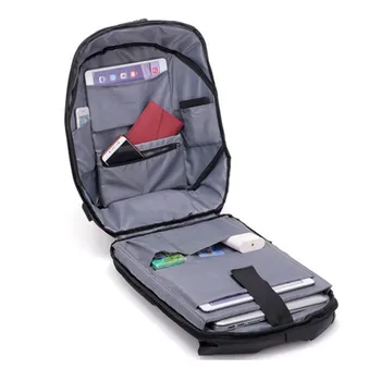 Nový USB Nabíjanie Anti Theft nylon Bežné Batoh Mužov Batohy Móda Cestovanie Školské Tašky Bagpack hologram na predaj