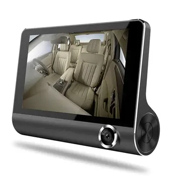 Nový Univerzálny Car Dvr 3 Kamery Objektív Dash Fotoaparát, Dual Objektívom S Spätné Kamera, Videorekordér Dvr Dash Cam