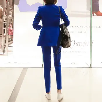 Nový kórejský 2 Ks Súpravy Ženy Oblečenie, Tepláky pre Ženy Oblečenie Tweed Nastaviť Velúrové Plus Veľkosť Farbou Žien Nohavice a Top