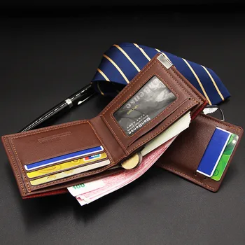 Nový štýl pánske peňaženky, krátke štýl, multifunkčný módne bežné žehlička na strane čerpať karty peňaženky, peňaženky. Nový obchod sa prekvapenie
