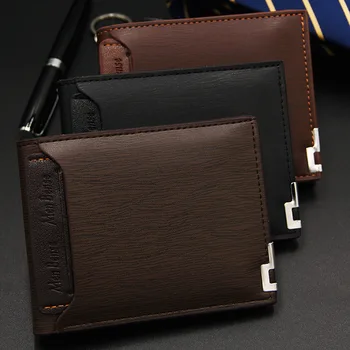 Nový štýl pánske peňaženky, krátke štýl, multifunkčný módne bežné žehlička na strane čerpať karty peňaženky, peňaženky. Nový obchod sa prekvapenie