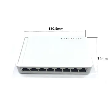 OEM Nový model 8 portový Switch Desktop RJ45 Ethernet Switch 10/100/1000mbps Lan Hub, switch 8 portas