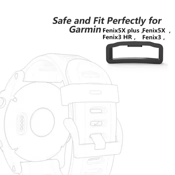 OMESHIN Gumy Upevnenia Krúžky Bezpečnosti Slučky Nahradenie bezpečné a dokonale pre Garmin Fenix5X/5X plus/Fenix 3 Smart hodinky