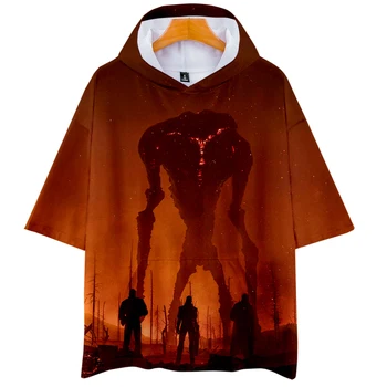 OUTRIDERS 3D Vytlačené Kapucí T-shirts Ženy/Muži Móda Letné Krátke Rukáv Tričko Hot Predaj Streetwear Oblečenia