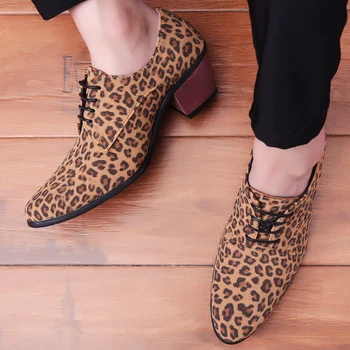 OZERSK Klasické Šaty, Topánky Mužov Leopard Dizajn Formálne Obuv Muži Oxford Topánky Pre Mužov Sapato Masculino Zapatos De Hombre De Formálne