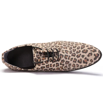 OZERSK Klasické Šaty, Topánky Mužov Leopard Dizajn Formálne Obuv Muži Oxford Topánky Pre Mužov Sapato Masculino Zapatos De Hombre De Formálne