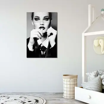 Obrázok plagátu Čierna Biela Plexisklo Maliarske Plátno na Maľovanie na Stenu Umenie Fotografie pre Obývacia Izba Moderné Abstraktné Umenie Výtlačkov Plagáty