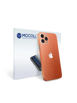 Ochranný film mocoll na zadnom paneli Apple iPhone 12 Pro kovové orange
