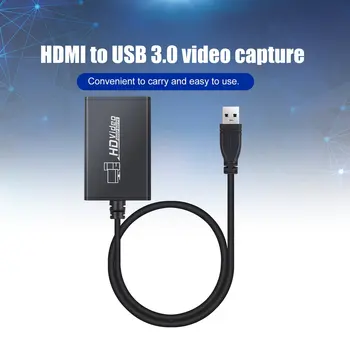 Odolné HDMI USB 3.0 digitalizačné Karty Pre systém Windows Notebooky 1080P Vysoká Rýchlosť Nahrávania Box Video Audio Adaptér