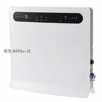 Odomknutý Huawei B593 B593U-12 B593S-12 100Mbps 4G LTE FDD CPE Wifi Bezdrôtový Router s 2 ks 4G Anténa