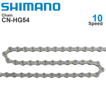 Original SHIMANO DEORE HG54 - 10-Rýchlosť Reťaze Bicyklov - Super Úzky - HG-X - MTB Reťazca 114L s Rýchly Odkaz