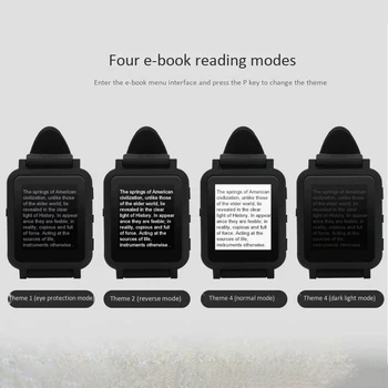 Pamäť EBook Smart Hodinky, MP3 Prehrávač, Podpora E-Book Reader Prehrávač Hudby Rôznych Jazykových MP3 Prehrávač
