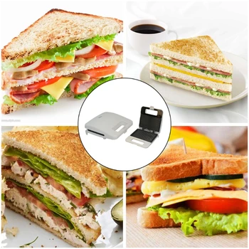 Pannini Maker 750W Mini Domáce Vafle sendvičovač Raňajky Pečenie EÚ Plug MOLF